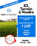 Terrain à bâtir à la vente